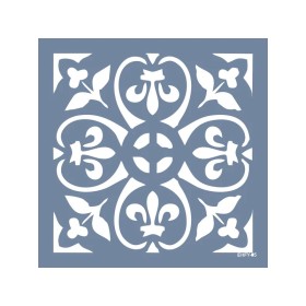 Evimde Hobi EHFY05 Fayans Desen Stencil 45x45cm | Evimde Hobi
