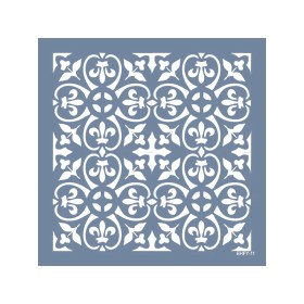 Evimde Hobi EHFY11 Fayans Desen Stencil 45x45cm | Evimde Hobi