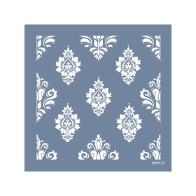 Evimde Hobi EHFY12 Fayans Desen Stencil 45x45cm | Evimde Hobi