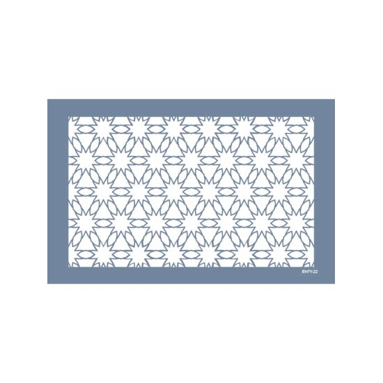Evimde Hobi EHFY22 Fayans Desen Stencil 45x70cm | Evimde Hobi