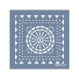 Evimde Hobi EHFY31 Fayans Desen Stencil 20x20cm | Evimde Hobi