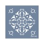 Evimde Hobi EHFY43 Fayans Desen Stencil 60x60cm | Evimde Hobi