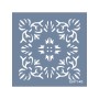 Evimde Hobi EHFY45 Fayans Desen Stencil 40x40cm | Evimde Hobi