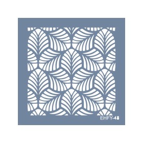 Evimde Hobi EHFY48 Fayans Desen Stencil 60x60cm | Evimde Hobi
