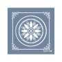 Evimde Hobi EHFY49 Fayans Desen Stencil 20x20cm | Evimde Hobi