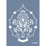 Evimde Hobi EHGB02 Göbek Desen Stencil 25x35cm | Evimde Hobi