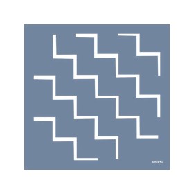 Evimde Hobi EHGE02 Geometrik Desen Stencil 45x45cm | Evimde Hobi
