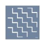Evimde Hobi EHGE02 Geometrik Desen Stencil 45x45cm | Evimde Hobi