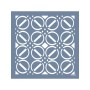 Evimde Hobi EHGE09 Geometrik Desen Stencil 45x45cm | Evimde Hobi