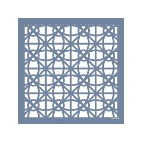 Evimde Hobi EHGE10 Geometrik Desen Stencil 45x45cm | Evimde Hobi