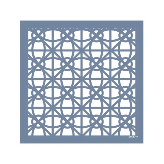 Evimde Hobi EHGE10 Geometrik Desen Stencil 45x45cm | Evimde Hobi