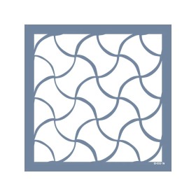 Evimde Hobi EHGE16 Geometrik Desen Stencil 45x45cm | Evimde Hobi