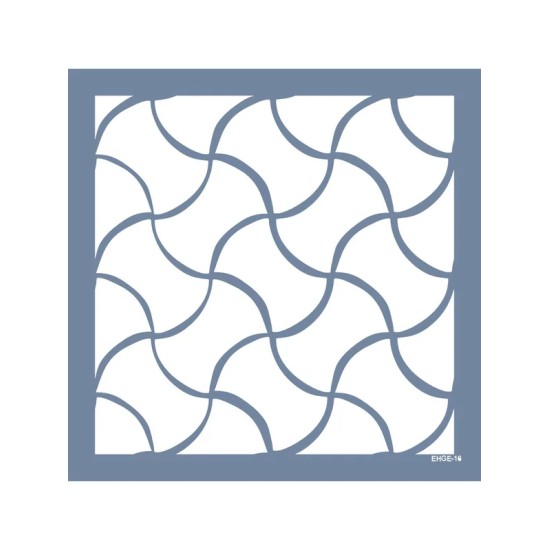 Evimde Hobi EHGE16 Geometrik Desen Stencil 45x45cm | Evimde Hobi