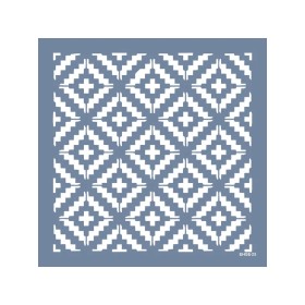 Evimde Hobi EHGE23 Geometrik Desen Stencil 45x45cm | Evimde Hobi