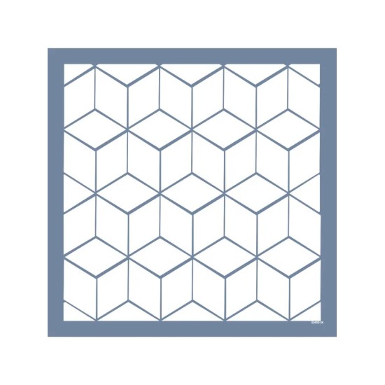 Evimde Hobi EHGE24 Geometrik Desen Stencil 45x45cm | Evimde Hobi