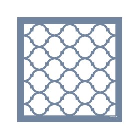 Evimde Hobi EHGE36 Geometrik Desen Stencil 45x45cm | Evimde Hobi