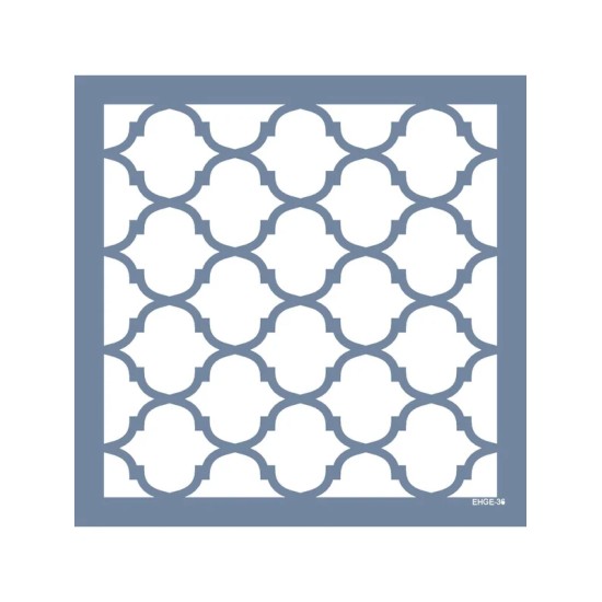 Evimde Hobi EHGE36 Geometrik Desen Stencil 45x45cm | Evimde Hobi