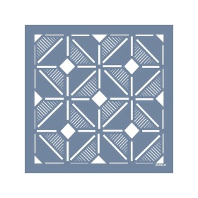Evimde Hobi EHGE42 Geometrik Desen Stencil 45x45cm | Evimde Hobi