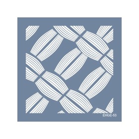 Evimde Hobi EHGE53 Örgü Desen Stencil 45x45cm | Evimde Hobi