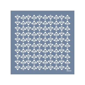 Evimde Hobi EHGE55 Geometrik Desen Stencil 45x45cm | Evimde Hobi