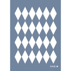 Evimde Hobi EHGE58 Baklava Desen Stencil 25x35cm | Evimde Hobi