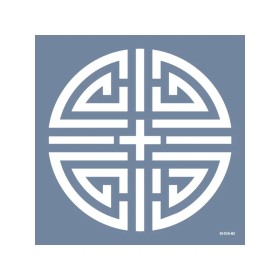 Evimde Hobi EHGE62 Geometrik Desen Stencil 45x45cm | Evimde Hobi