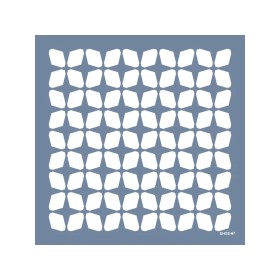Evimde Hobi EHGE67 Geometrik Desen Stencil 45x45cm | Evimde Hobi