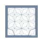 Evimde Hobi EHGE72 Geometrik Desen Stencil 25x25cm | Evimde Hobi