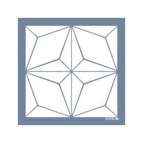 Evimde Hobi EHGE86 Geometrik Desen Stencil 25x25cm | Evimde Hobi