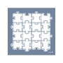Evimde Hobi EHGE89 Puzzle Desen Stencil 45x45cm | Evimde Hobi