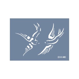 Evimde Hobi EHH03 Kuşlar Desen Stencil 21x30cm | Evimde Hobi