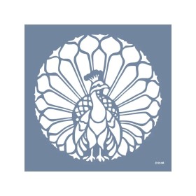 Evimde Hobi EHH04 Tavus Kuşu Desen Stencil 45x45cm | Evimde Hobi