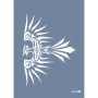 Evimde Hobi EHH08 Kartal Desen Stencil 21x30cm | Evimde Hobi
