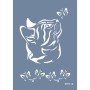 Evimde Hobi EHH14 Kedi Desen Stencil 21x30cm | Evimde Hobi