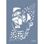 Evimde Hobi EHH20 Köpek Desen Stencil 21x30cm | Evimde Hobi