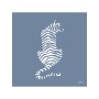 Evimde Hobi EHH23 Kaplan Desen Stencil 45x45cm | Evimde Hobi