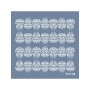 Evimde Hobi EHH28 Denizanası Desen Stencil 25x25cm | Evimde Hobi