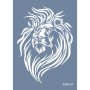 Evimde Hobi EHH31 Aslan Desen Stencil 25x35cm | Evimde Hobi