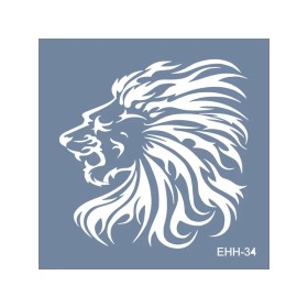 Evimde Hobi EHH34 Aslan Desen Stencil 40x40cm | Evimde Hobi