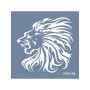 Evimde Hobi EHH34 Aslan Desen Stencil 40x40cm | Evimde Hobi