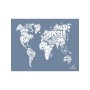 Evimde Hobi EHHT02 Dünya Hatira Stencil 35x45cm | Evimde Hobi