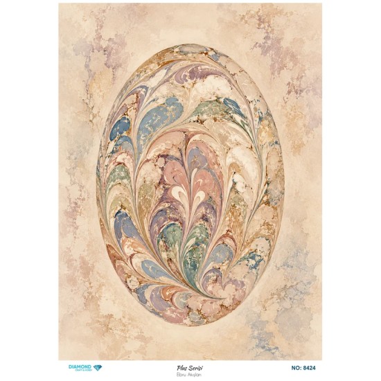 8424 Diamond Pirinç Dekopaj Kağıdı Plus Serisi 30x42cm
