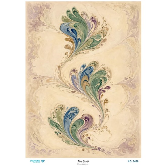 8426 Diamond Pirinç Dekopaj Kağıdı Plus Serisi 30x42cm