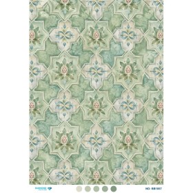 BB1057 Diamond Büyük Boy Pirinç Dekopaj Kağıdı 60x85cm