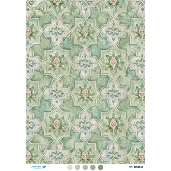 BB1057 Diamond Büyük Boy Pirinç Dekopaj Kağıdı 60x85cm