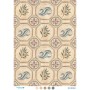 BM1054 Diamond Büyük Boy Pirinç Dekopaj Kağıdı 42x60cm