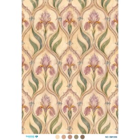 BM1056 Diamond Büyük Boy Pirinç Dekopaj Kağıdı 42x60cm