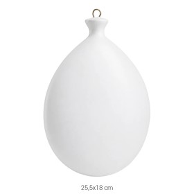 Yana Küçük Yarım Balon Ham Polyester Obje