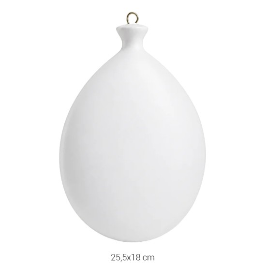 Yana Küçük Yarım Balon Ham Polyester Obje