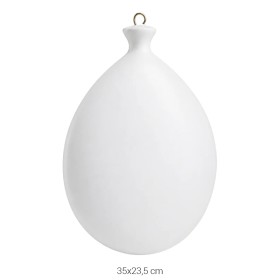 Yana Büyük Yarım Balon Ham Polyester Obje